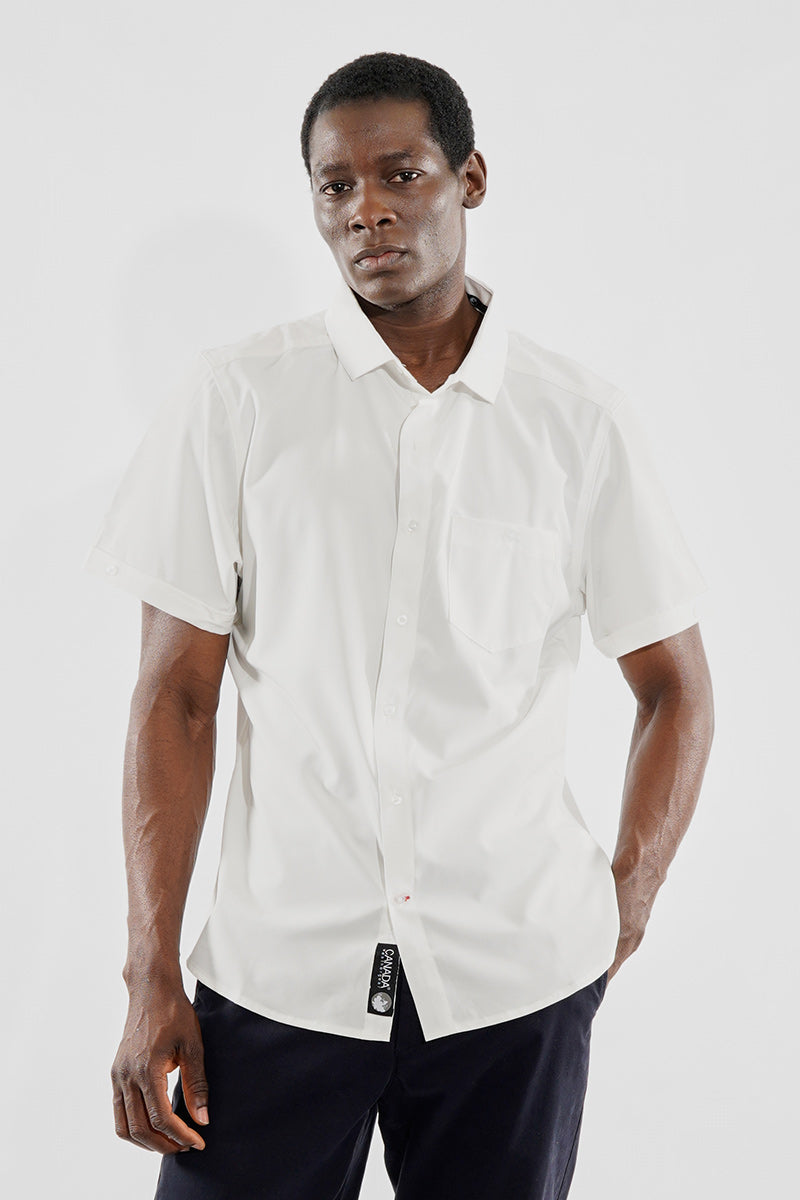 Travel Collection Basic Button Up Casual Shirt