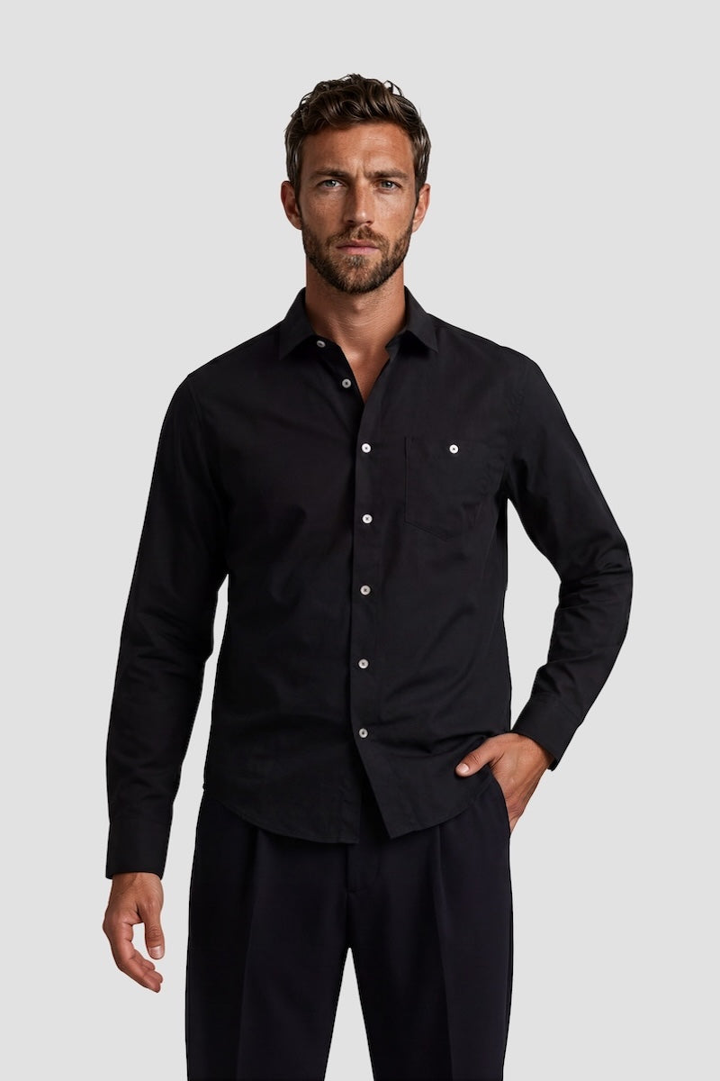 Long Sleeve Button Up Casual Shirt