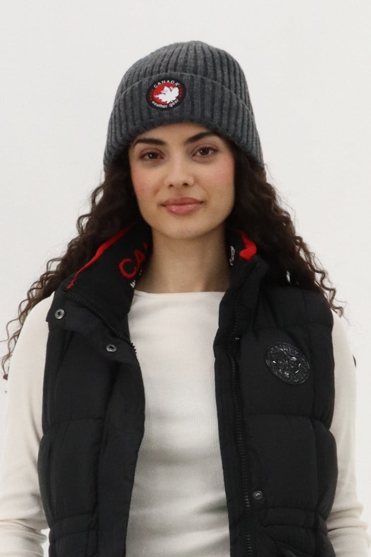 canada weather gear mütze Gloves and Ribbed Knit Hat