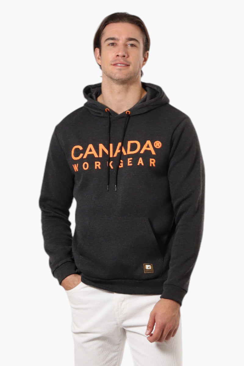 Canada Work Gear Solid Logo Print Hoodie Black