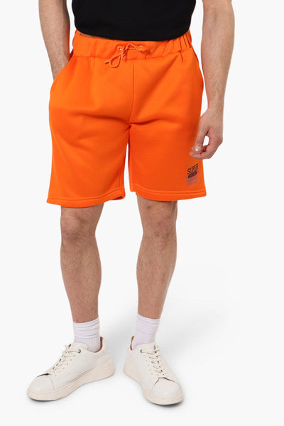 Super Triple Goose Tie Waist Core Shorts - Orange - Mens Shorts & Capris - International Clothiers