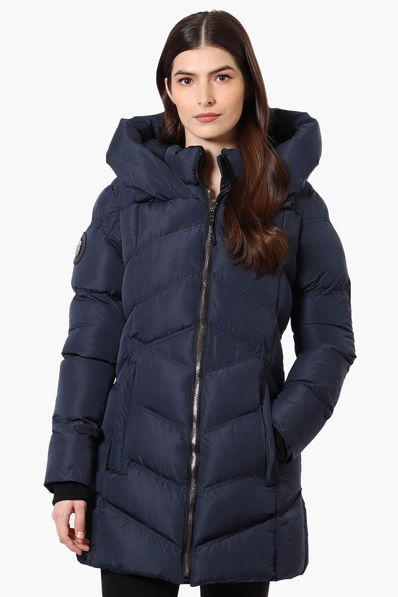 Canada weather gear women's long puffer jacket online