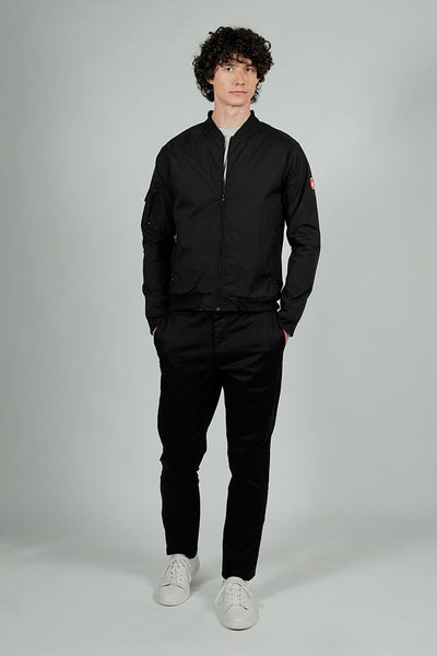 Canada Weather Gear Basic Zip Up Bomber Lightweight Jacket - Black