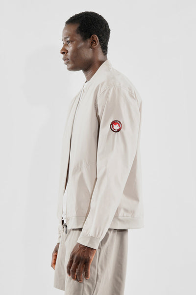 Canada Weather Gear Basic Zip Up Bomber Lightweight Jacket - Cream - Mens Lightweight Jackets - Canada Weather Gear