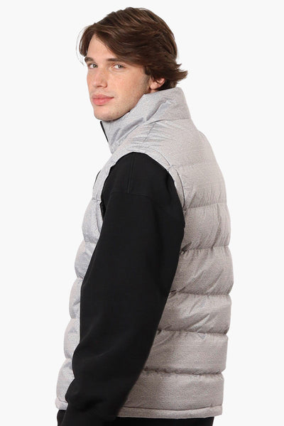 Canada Weather Gear Solid Bubble Vest - Grey - Mens Vests - Canada Weather Gear