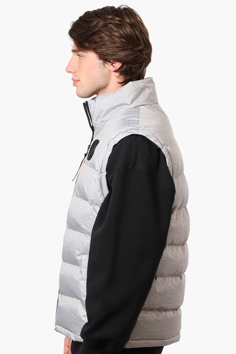 Canada Weather Gear Solid Bubble Vest - Grey - Mens Vests - Canada Weather Gear