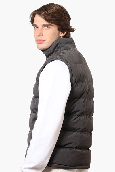 Canada Weather Gear Solid Bubble Vest - Grey - Mens Vests - Canada Weather Gear