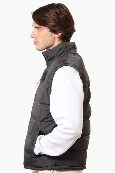 Canada Weather Gear Solid Bubble Vest - Grey - Mens Vests - Canada Weather Gear