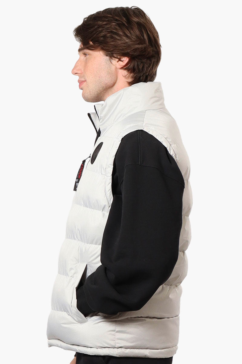 Canada Weather Gear Solid Bubble Vest - Stone - Mens Vests - Canada Weather Gear