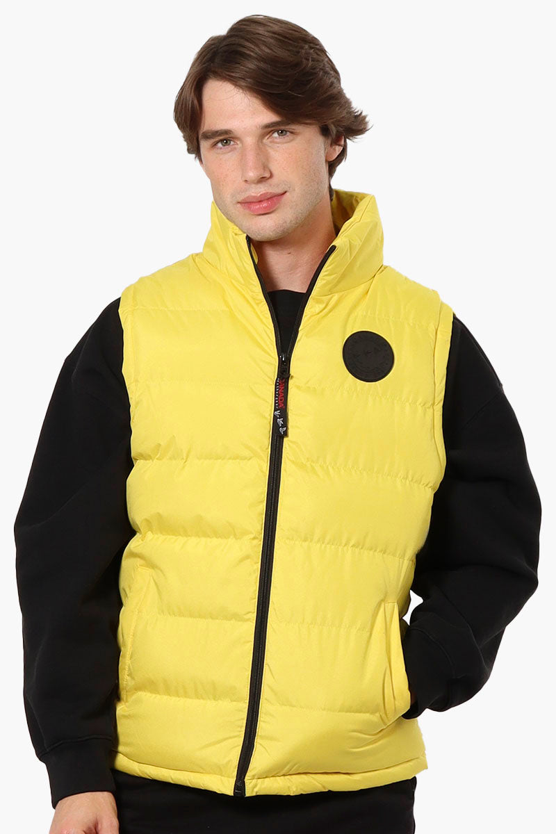 Canada Weather Gear Solid Bubble Vest - Yellow - Mens Vests - Canada Weather Gear