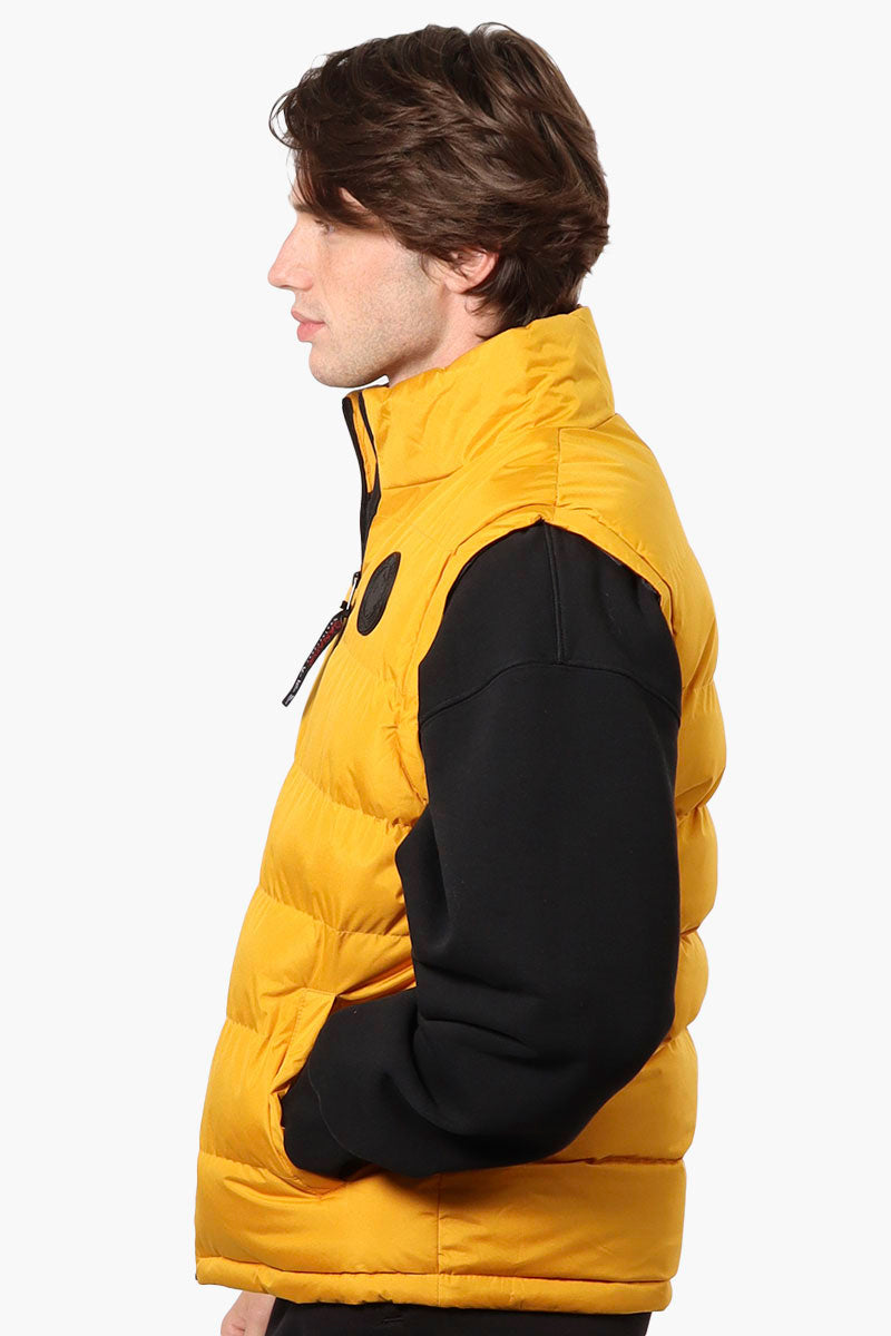 Canada Weather Gear Solid Bubble Vest - Mustard - Mens Vests - Canada Weather Gear