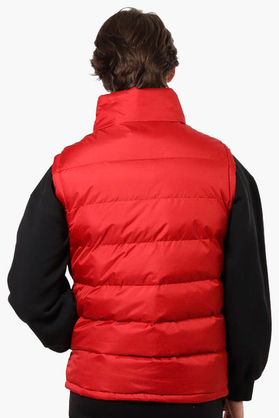 Canada Weather Gear Solid Bubble Vest - Red - Mens Vests - Canada Weather Gear