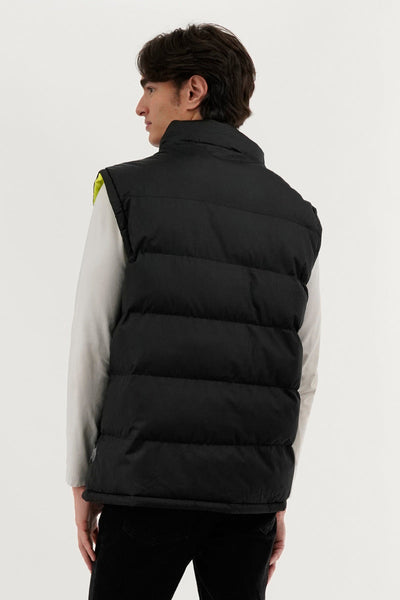 Super Triple Goose Double Pocket Bubble Vest - Black - Mens Vests - Canada Weather Gear