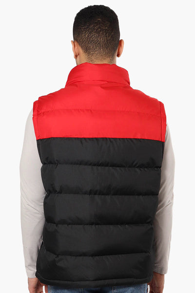 Canada Weather Gear Contrast Bubble Vest - Black - Mens Vests - Canada Weather Gear