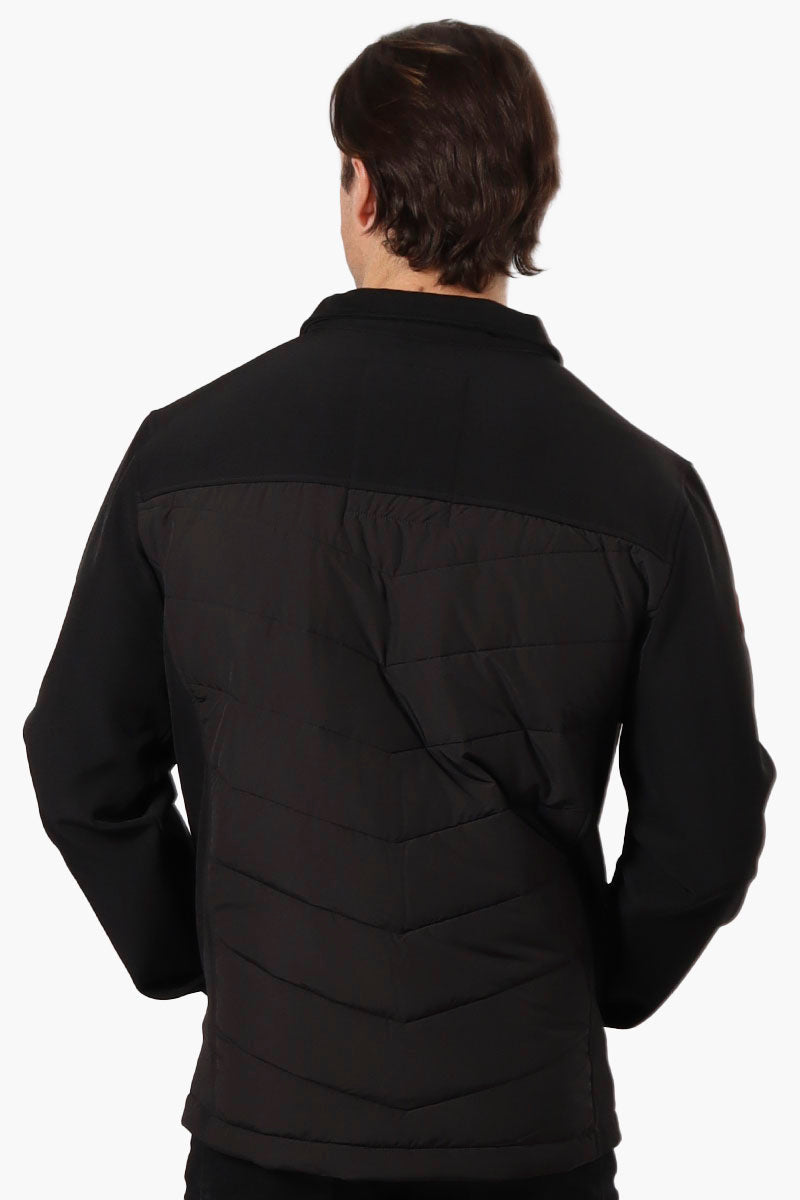 Canada Weather Gear Quilted Bubble Lightweight Jacket - Black - Mens Lightweight Jackets - Canada Weather Gear