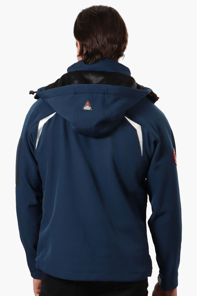 Canada Weather Gear Hooded 5 Zip Pocket Lightweight Jacket - Navy