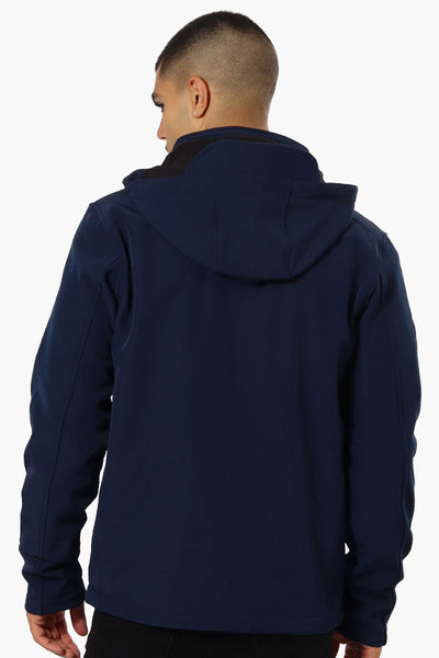 Canada Weather Gear Hooded Fleece Lined Lightweight Jacket - Navy