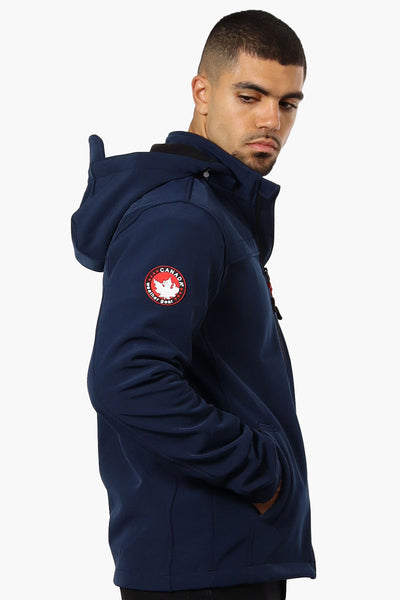 Canada Weather Gear Hooded Fleece Lined Lightweight Jacket - Navy