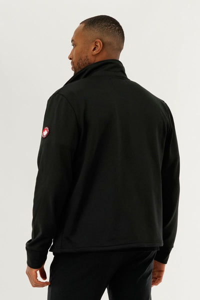 Canada Weather Gear Quilted Fleece Puffer Lightweight Jacket - Black - Mens Lightweight Jackets - Canada Weather Gear