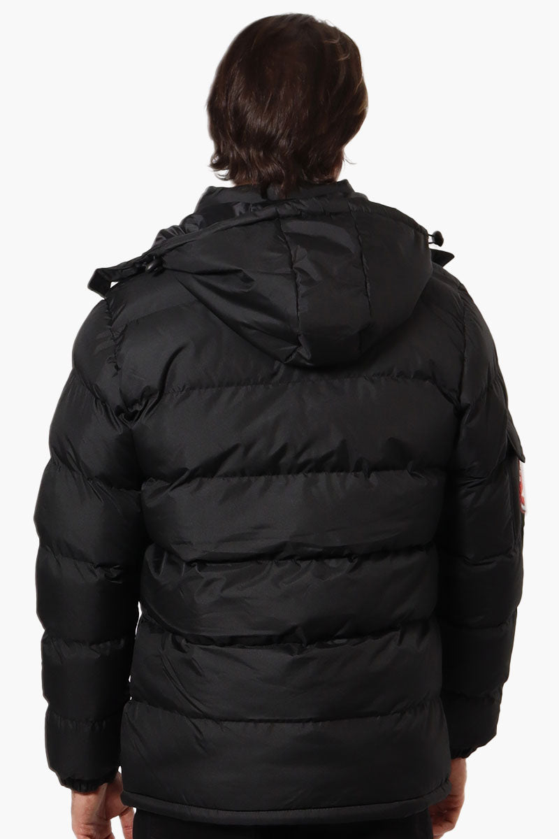 Canada Weather Gear Zip Pocket Bubble Bomber Jacket - Black - Mens Bomber Jackets - Canada Weather Gear