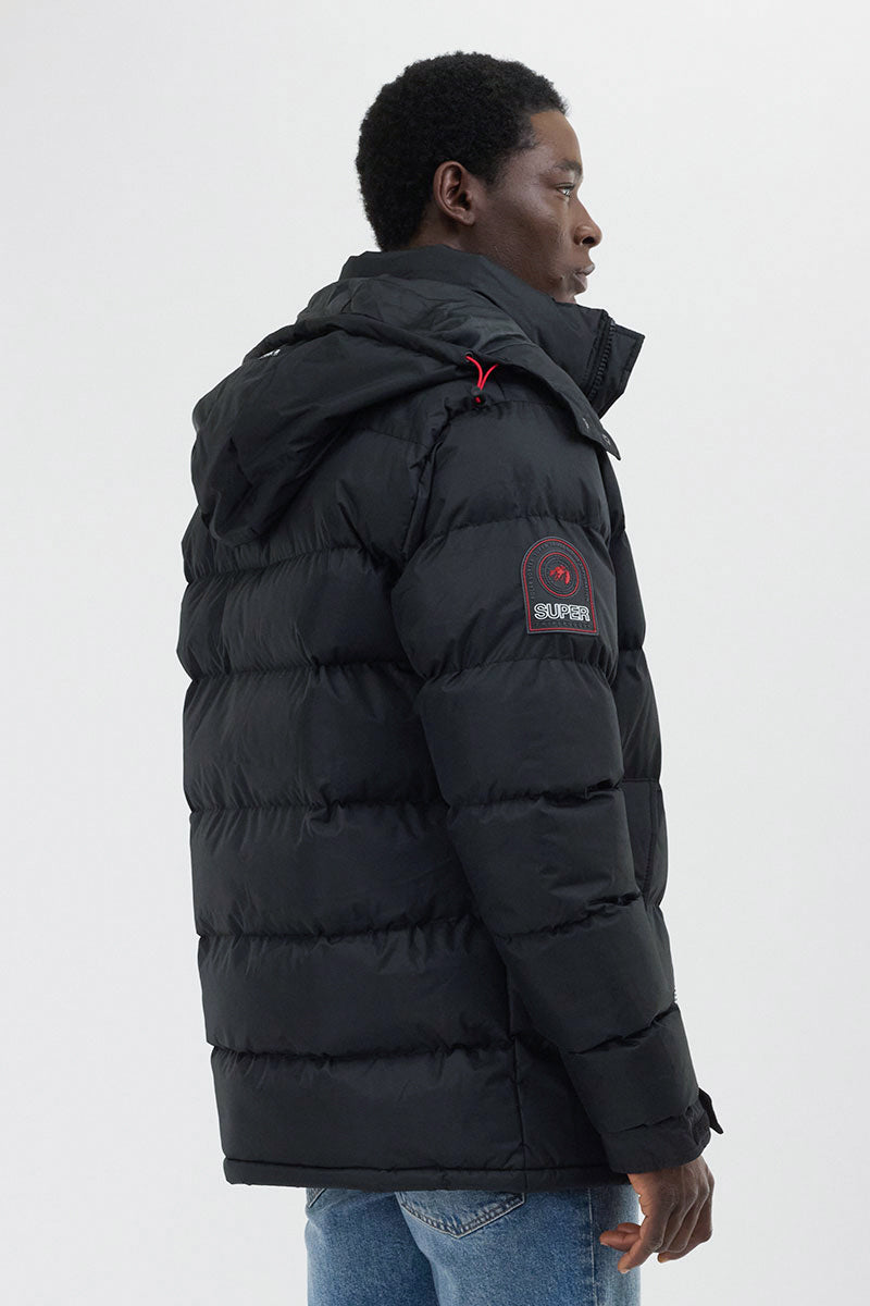 Super Triple Goose Thermal-Foil Lining Bomber Jacket - Black - Mens Bomber Jackets - Canada Weather Gear