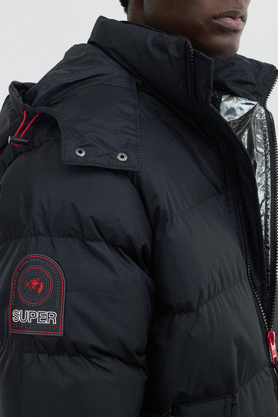 Super Triple Goose Thermal-Foil Lining Bomber Jacket - Black - Mens Bomber Jackets - Canada Weather Gear