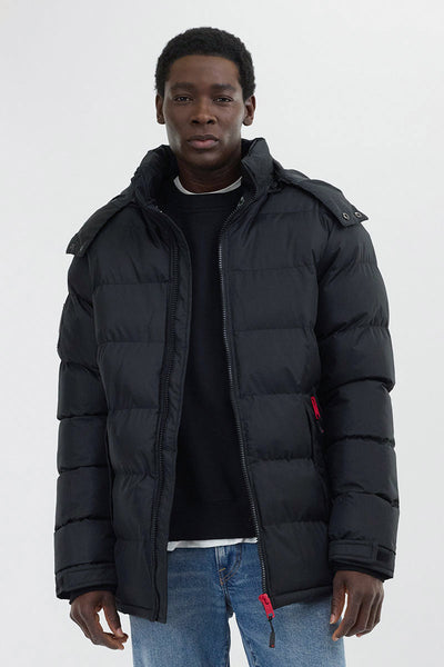 Super Triple Goose Thermal-Foil Lining Bomber Jacket - Black - Mens Bomber Jackets - Canada Weather Gear