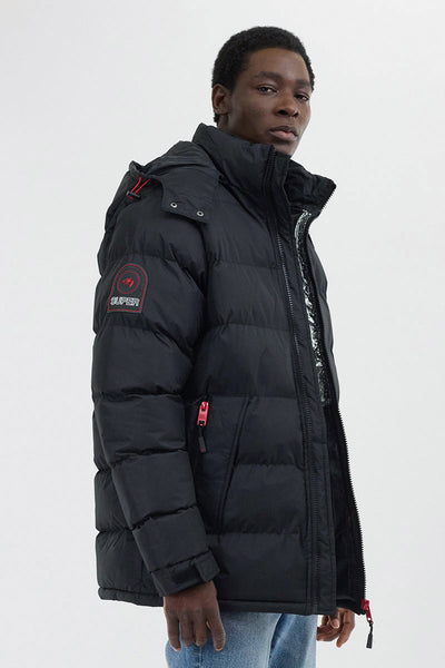 Super Triple Goose Thermal-Foil Lining Bomber Jacket - Black - Mens Bomber Jackets - Canada Weather Gear