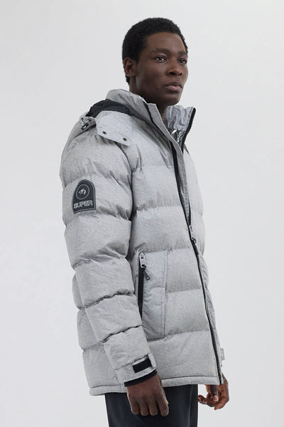 Super Triple Goose Thermal-Foil Lining Bomber Jacket - Grey - Mens Bomber Jackets - Canada Weather Gear