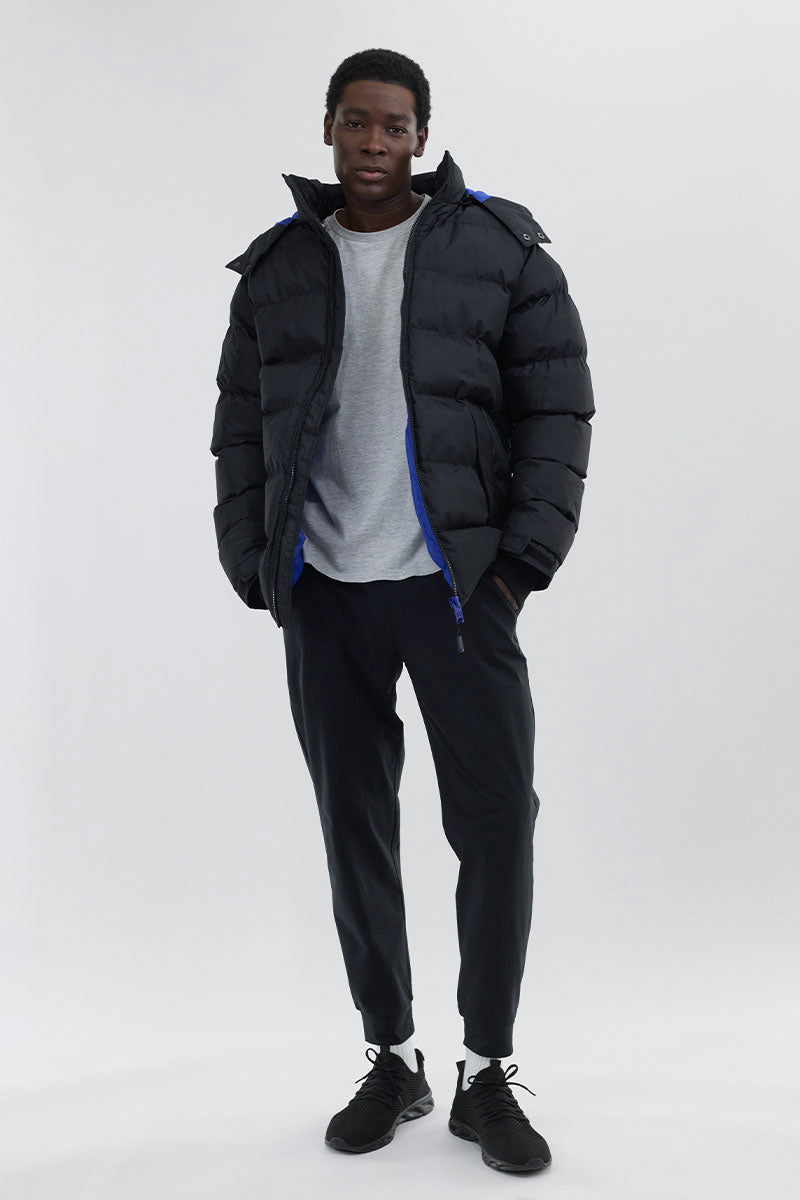 Super Triple Goose Thermal-Foil Lining Bomber Jacket - Blue - Mens Bomber Jackets - Canada Weather Gear