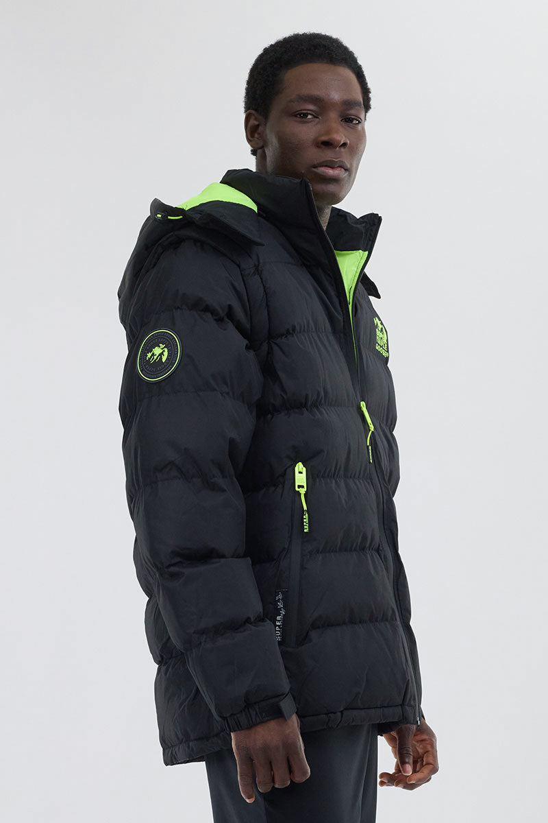 Super Triple Goose Zip Off Sleeve Bomber Jacket - Green - Mens Bomber Jackets - Canada Weather Gear