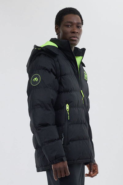 Super Triple Goose Zip Off Sleeve Bomber Jacket - Green - Mens Bomber Jackets - Canada Weather Gear