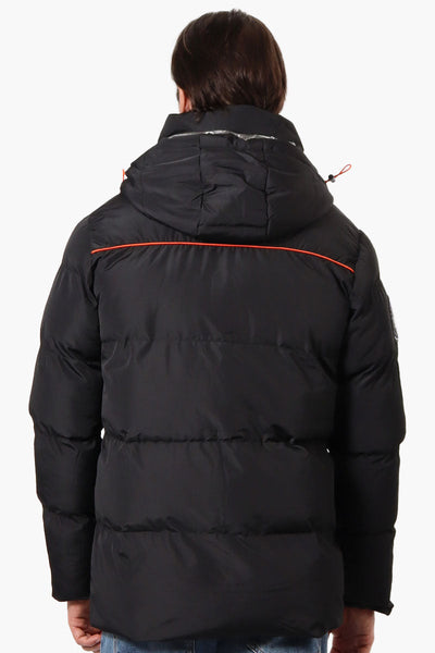 Canada Weather Gear Contrast Trim Bubble Bomber Jacket - Black