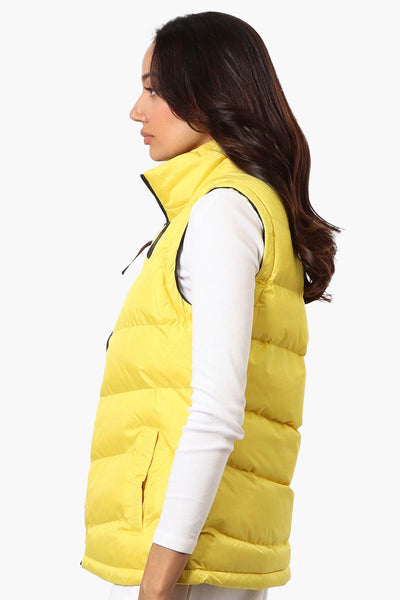 Canada Weather Gear Solid Bubble Vest - Yellow - Womens Vests - Canada Weather Gear