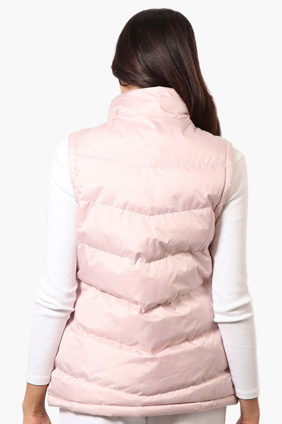 Canada Weather Gear Solid Bubble Vest - Blush - Womens Vests - Canada Weather Gear