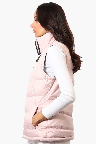 Canada Weather Gear Solid Bubble Vest - Blush - Womens Vests - Canada Weather Gear