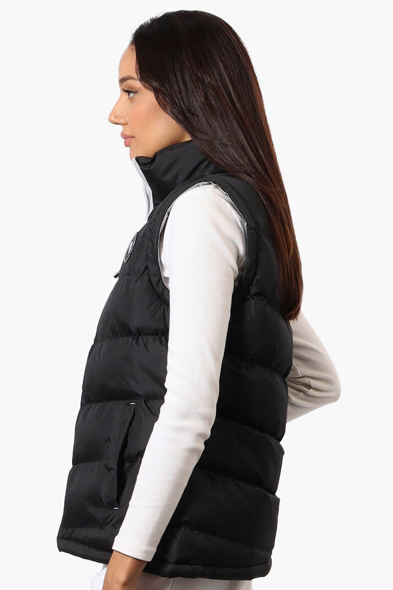 Super Triple Goose Solid Bubble Vest - Black - Womens Vests - Canada Weather Gear