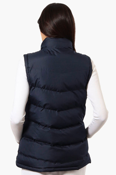 Super Triple Goose Solid Bubble Vest - Navy - Womens Vests - Canada Weather Gear