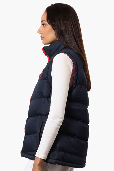 Super Triple Goose Solid Bubble Vest - Navy - Womens Vests - Canada Weather Gear