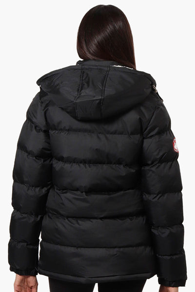 Canada Weather Gear Solid Bubble Bomber Jacket - Black - Womens Bomber Jackets - Canada Weather Gear