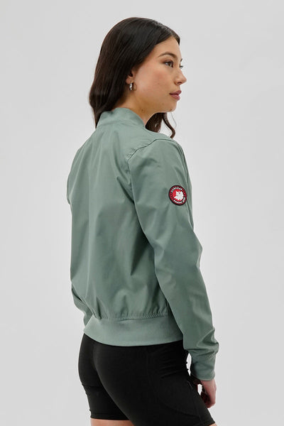 Canada Weather Gear Basic Zip Up Bomber Lightweight Jacket - Mint - Womens Lightweight Jackets - Canada Weather Gear