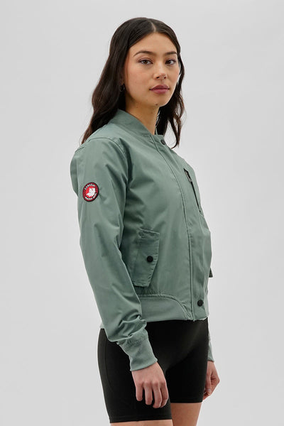 Canada Weather Gear Basic Zip Up Bomber Lightweight Jacket - Mint - Womens Lightweight Jackets - Canada Weather Gear