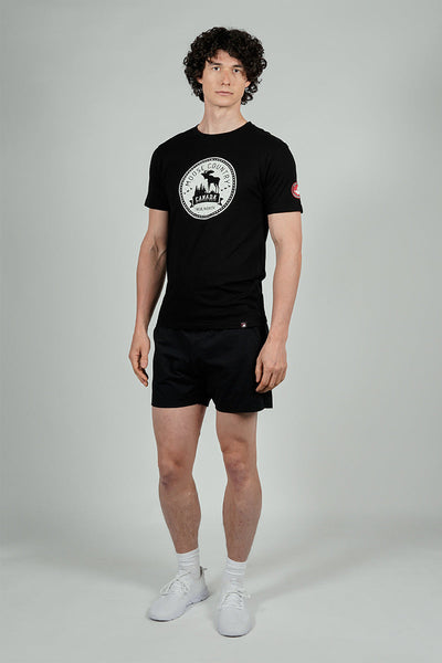 Canada Weather Gear Moose Country Print Tee - Black