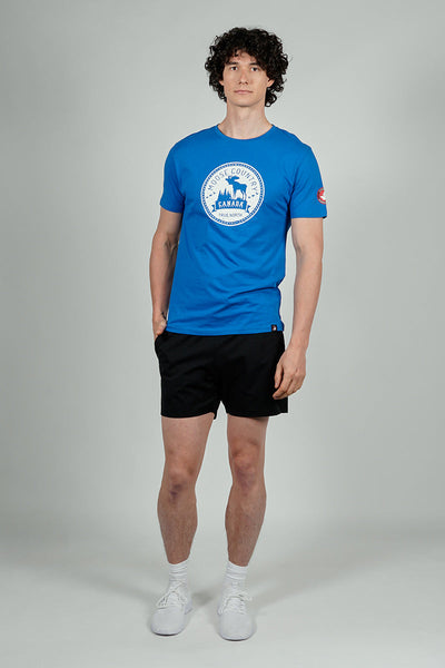 Canada Weather Gear Moose Country Print Tee - Blue