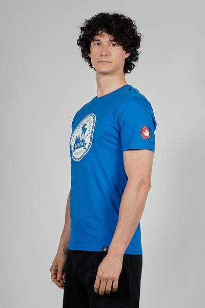 Canada Weather Gear Moose Country Print Tee - Blue