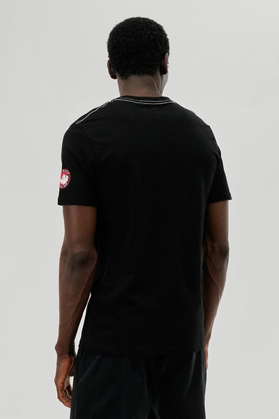 Canada Weather Gear Coast To Coast Print Tee - Black - Mens Tees & Tank Tops - Canada Weather Gear