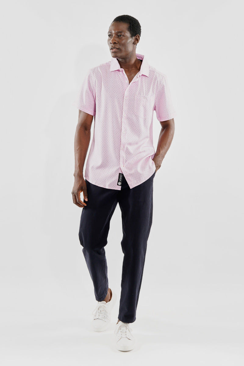 blush mens dress shirt VKWEAR Men's Classic Fit Long Sleeve Wrinkle Resistant Button Down Premium Dress Shirt (Blush,S), Size: Small, Pink
