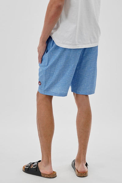 Canada Weather Gear Elastic Surf Shorts - Blue - Mens Shorts & Capris - Canada Weather Gear