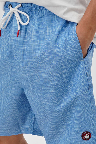 Canada Weather Gear Elastic Surf Shorts - Blue - Mens Shorts & Capris - Canada Weather Gear