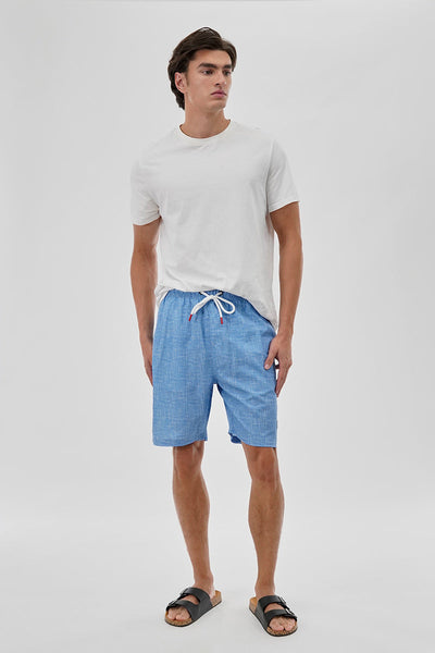 Canada Weather Gear Elastic Surf Shorts - Blue - Mens Shorts & Capris - Canada Weather Gear